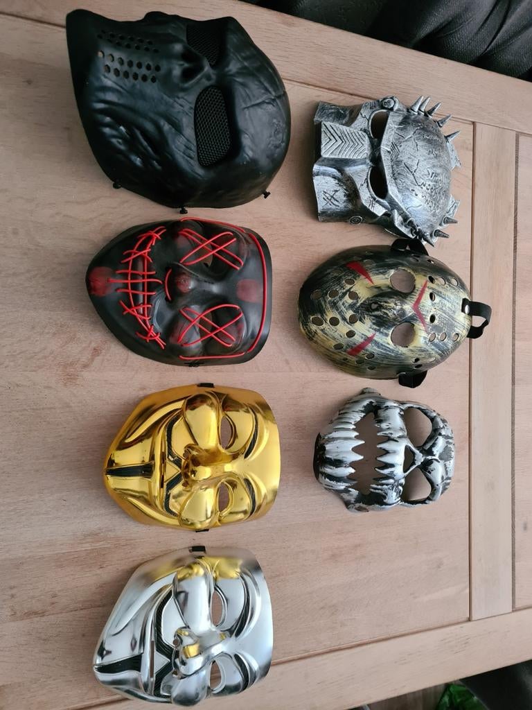 Diverse Maskers, Ophalen of Verzenden, Zo goed als nieuw, Carnaval