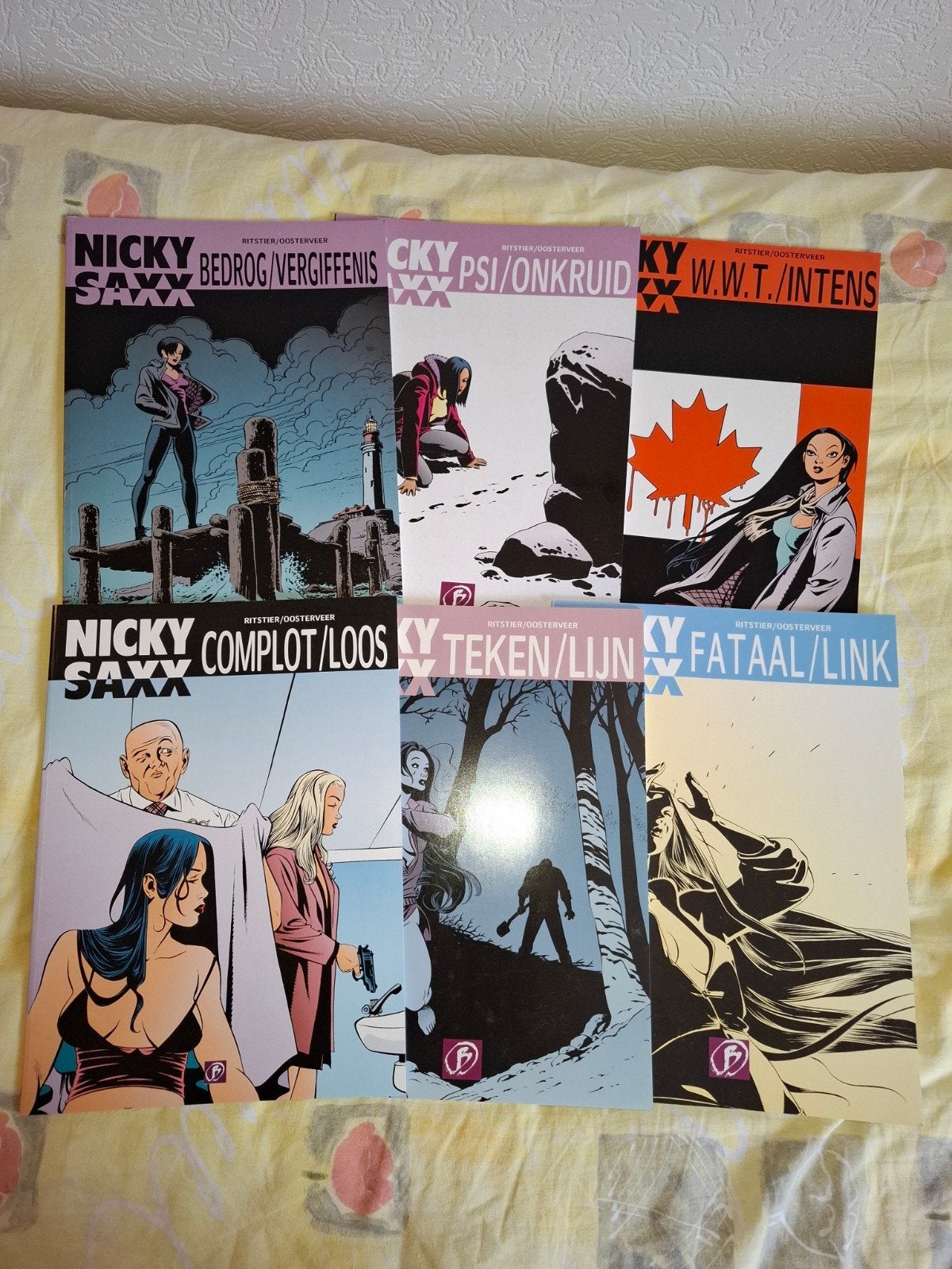 Nicky Saxx Complete Strip Serie (SC) - Ritstier/Ooster, Complete serie of reeks, Nieuw, Ophalen of Verzenden, Ritstier/Oosterveer