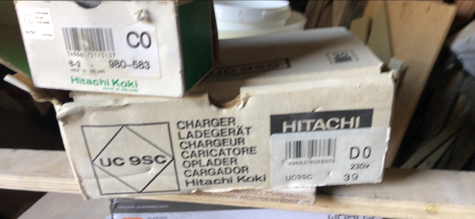 Hitachi Koki UC 9SC Oplader met Accu's, Ophalen of Verzenden, Gebruikt, Overige typen