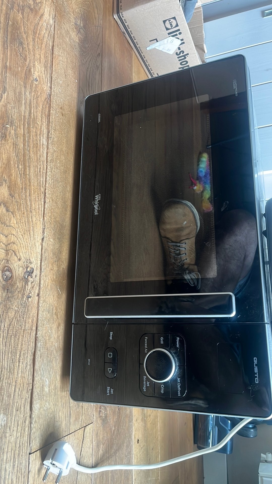 Whirlpool magentron, Witgoed en Apparatuur, Magnetrons, Ophalen, Combimagnetron, Crisp, Zo goed als nieuw