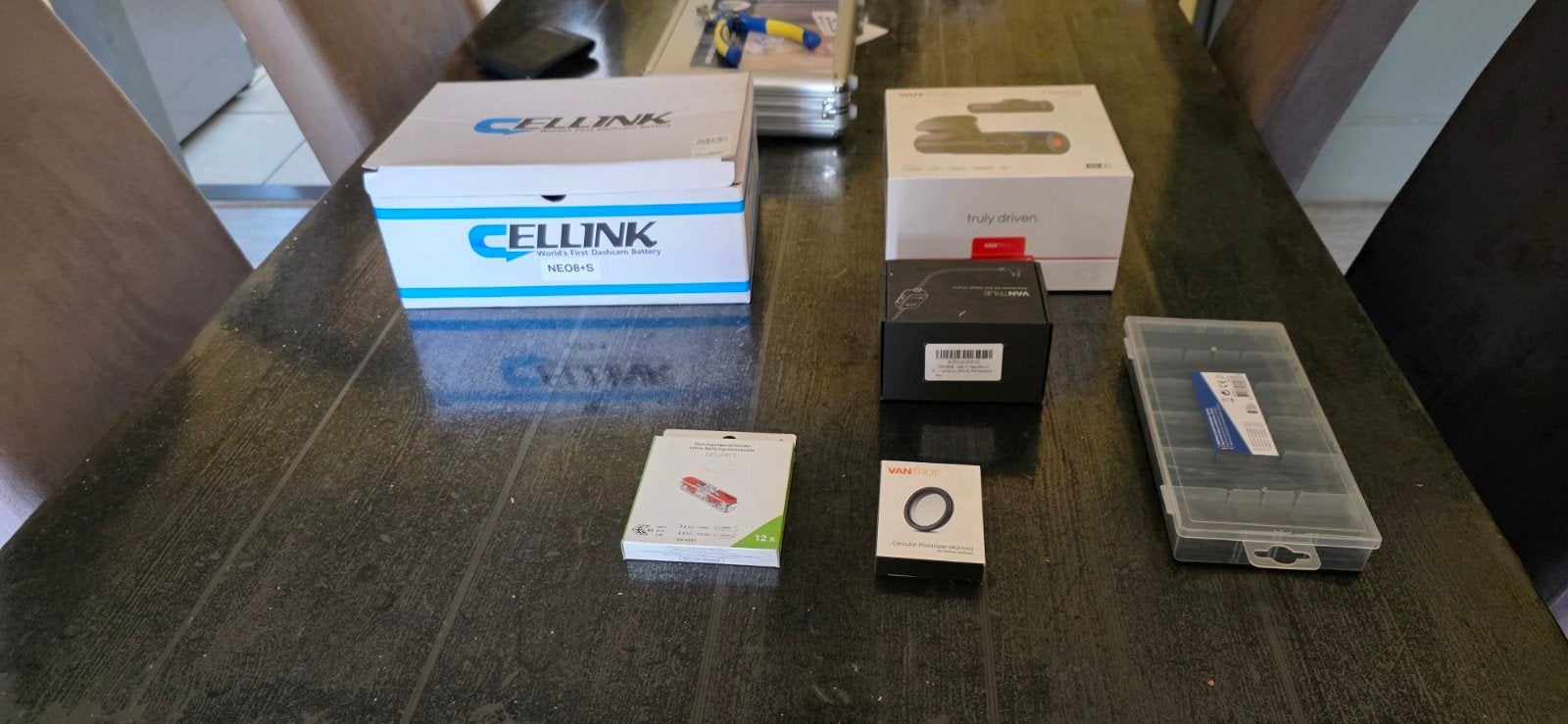 Vantrue Nexus N5s Dashcam met Hardwirekit en Batterij, Auto diversen, Ophalen of Verzenden