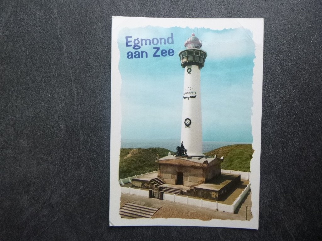 Egmond aan Zee, vuurtoren, Verzenden, 1980 tot heden, Gelopen, Noord-Holland