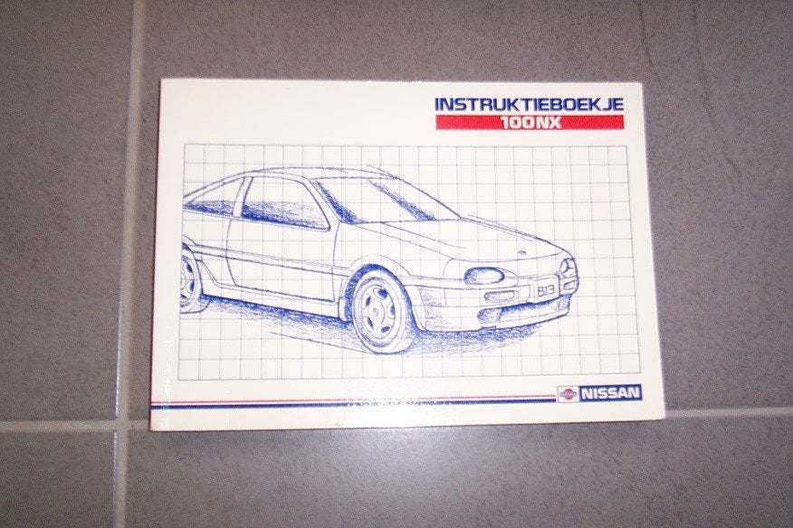 Gebruikershandleiding NISSAN 100NX type B13  1990/1996, Ophalen of Verzenden