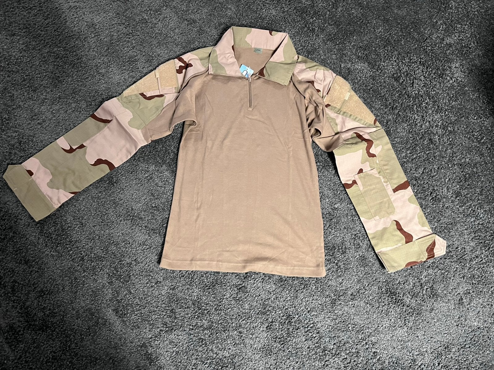 Combat shirt leger dessert, Ophalen of Verzenden, Landmacht, Nederland, Kleding of Schoenen