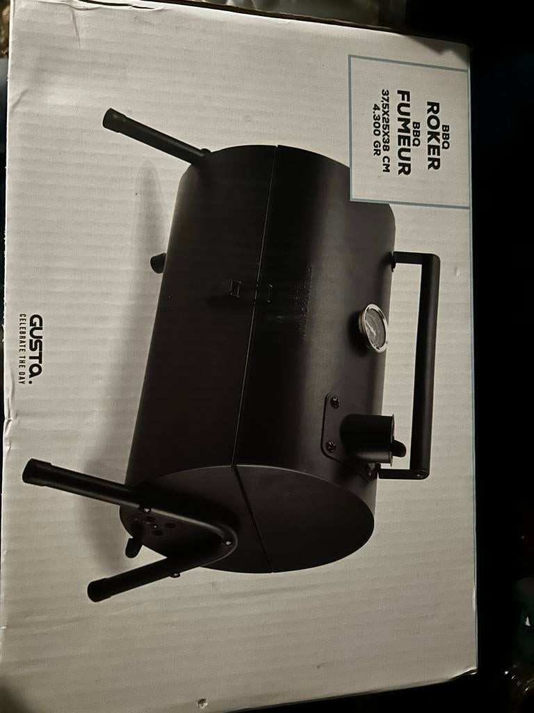 Gusta BBQ Roker / Smoker - Compact en Veelzijdig, Tuin en Terras, Houtskoolbarbecues, Nieuw, Ophalen of Verzenden