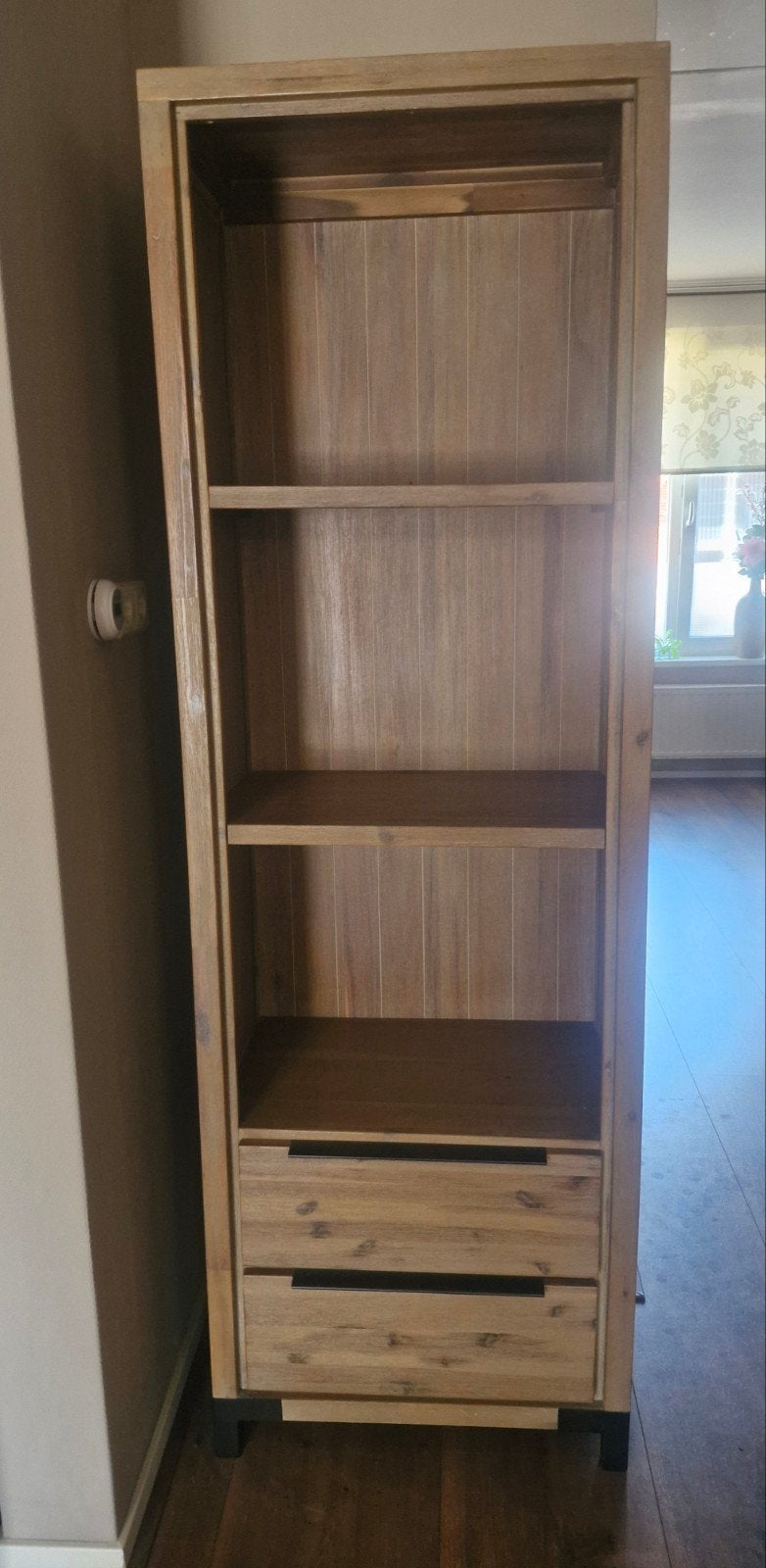 boekenkast met 2 laden. heel zwaar., Huis en Inrichting, Kasten | Boekenkasten, Ophalen, 50 tot 100 cm, Zo goed als nieuw, 150 tot 200 cm
