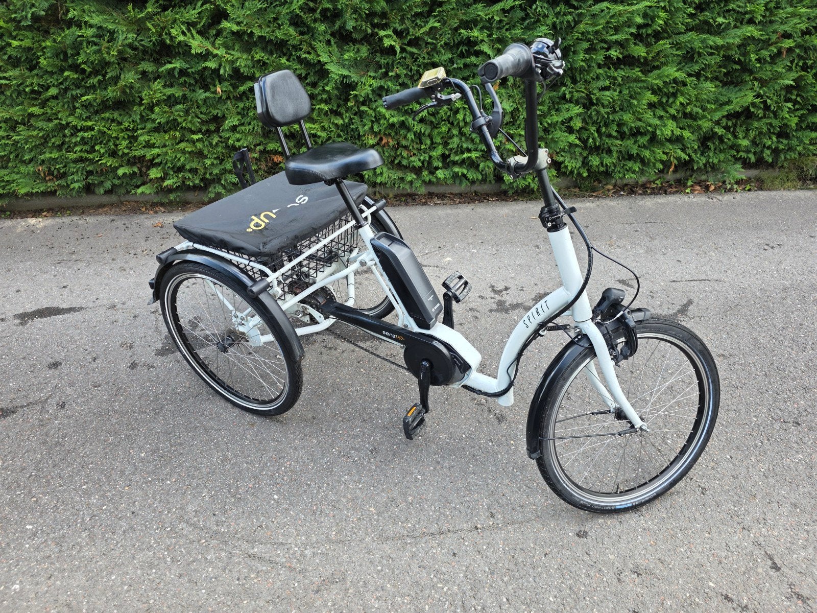 Senzup Spirit Elektrische Driewielfiets Bosch Middenmotor, Ophalen, Zo goed als nieuw, Senzup Spirit