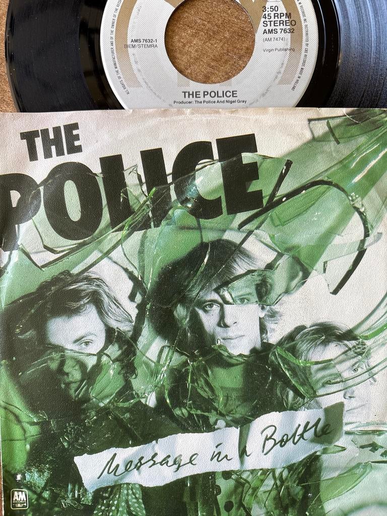 The Police - Message in a Bottle vinyl single, Gebruikt, 7 inch, Single, Ophalen of Verzenden
