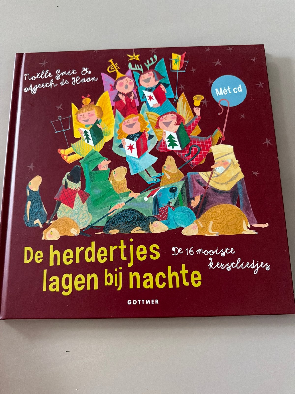 De herdertjes lagen bij nachte - Kerstliedjes met CD, Ophalen of Verzenden, Zo goed als nieuw, Sprookjes