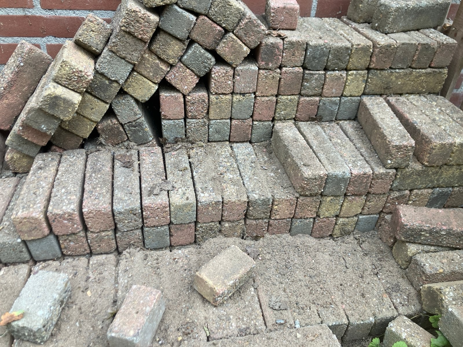 200 hele Waaltjes - Gebruikte waaltjes voor tuin of terras, Tuin en Terras, Ophalen, Gebruikt, Klinkers, Minder dan 5 m²
