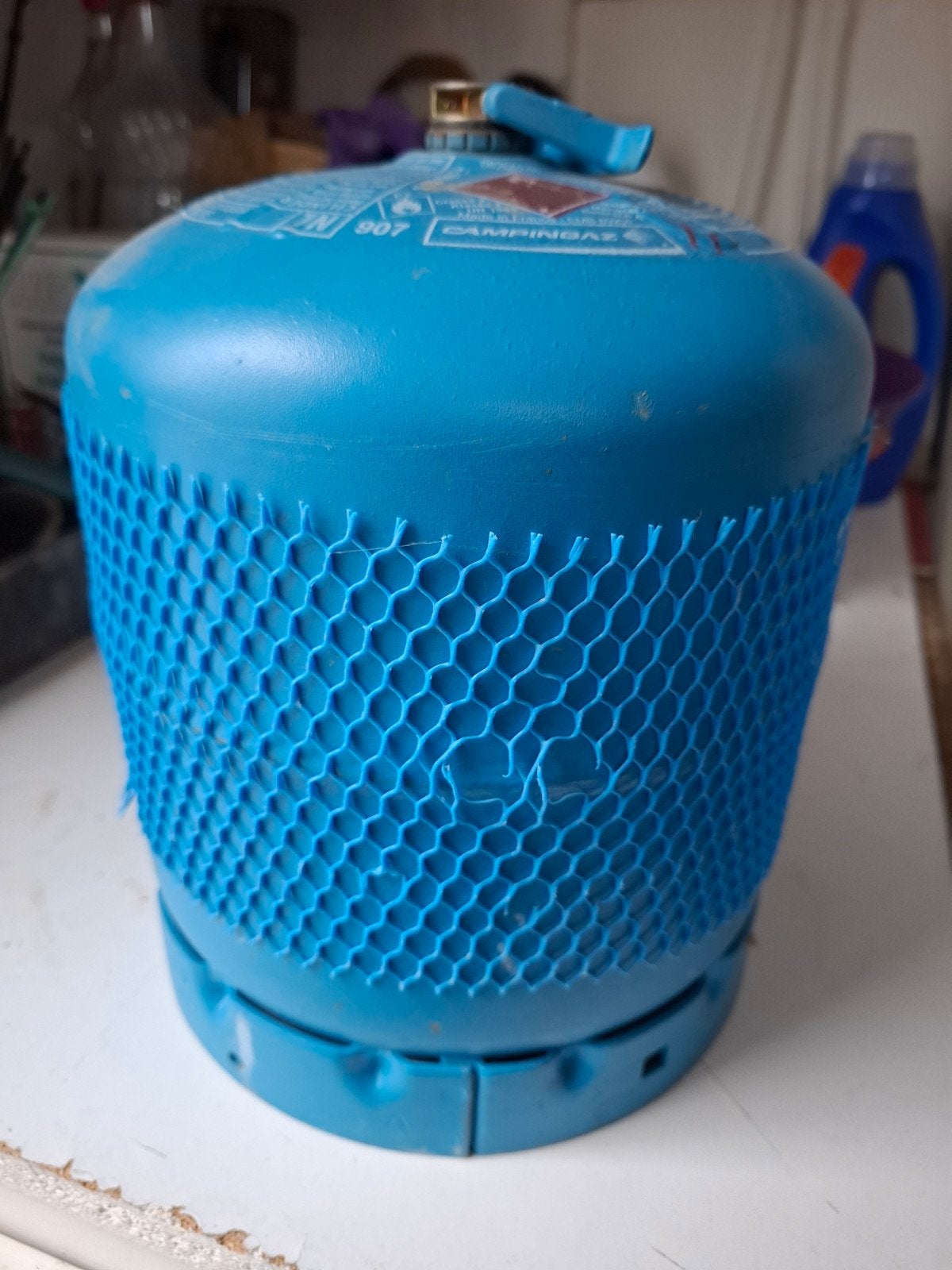 Gasfles, Ophalen