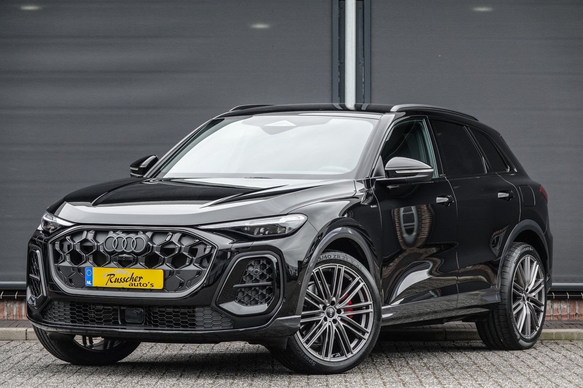 Audi Q5 e-hybrid 367Pk | Plug In Hybride | Quattro | S-Line, Automaat, Automatische klimaatregeling, Gebruikt, Zwart
