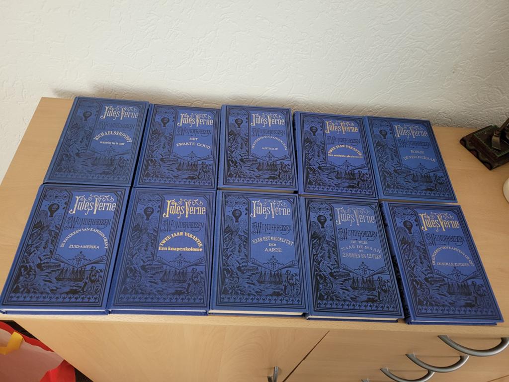 Jules Verne Wonderreizen collectie - 10 Boeken, Ophalen of Verzenden, Zo goed als nieuw, Jules Verne, Europa overig
