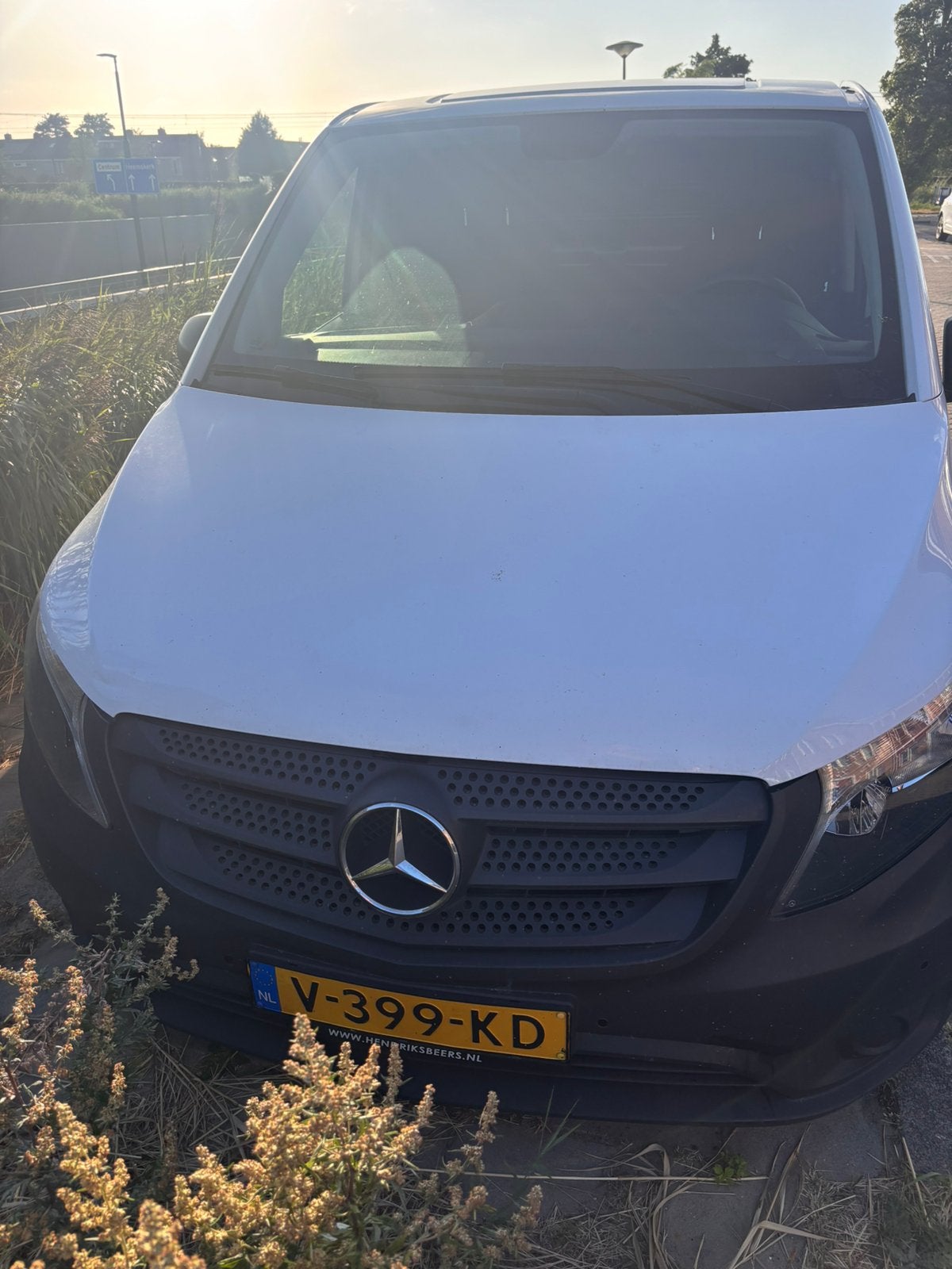 Mercedes-Benz Vito 1.6 CDI 84KW 2017, Voorwielaandrijving, Stof, Wit, Bedrijf