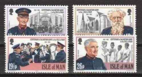 Isle of Man 236-239 postfris Leger des Heils, Verzenden, Postfris