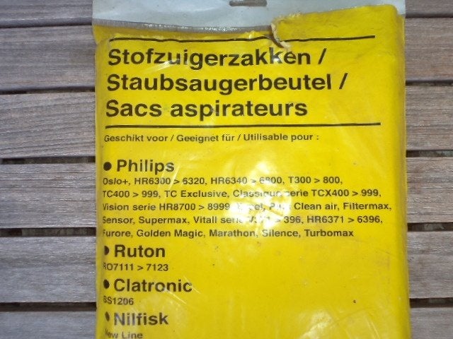 Stofzuigerzakken. Philips 6300 / 6320, HR6340, 6800 enz., Witgoed en Apparatuur, Verzenden, Nieuw