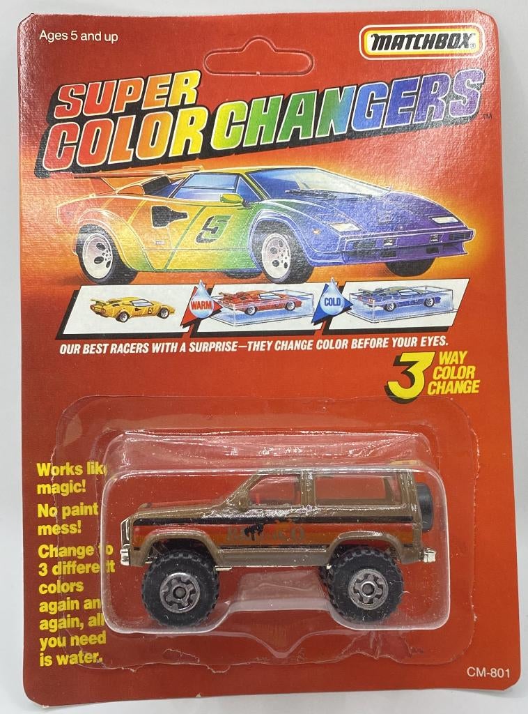Matchbox 35H-2 Ford Bronco II   SUPER COLOR CHANGER, Ophalen of Verzenden, Zo goed als nieuw, Auto