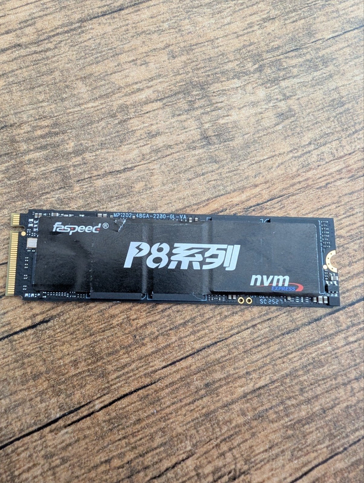 faspeed P8-1TB-SE NVMe SSD - 1TB, PCIe 3.0 x4, Computers en Software, Harde schijven, Intern, Ophalen of Verzenden, Zo goed als nieuw
