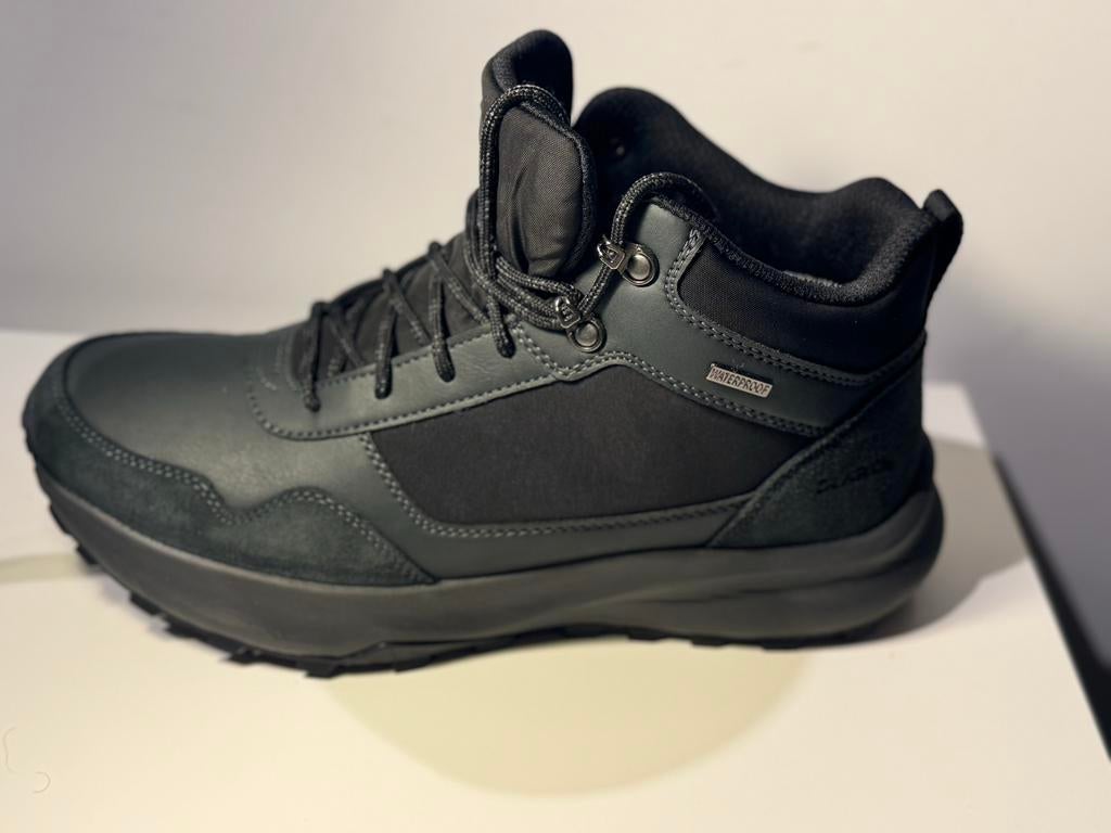 Clarks Pelmo Hi WP Waterproof herenlaarzen - Zwart, Maat 43, Ophalen of Verzenden, Zo goed als nieuw, Zwart, Boots
