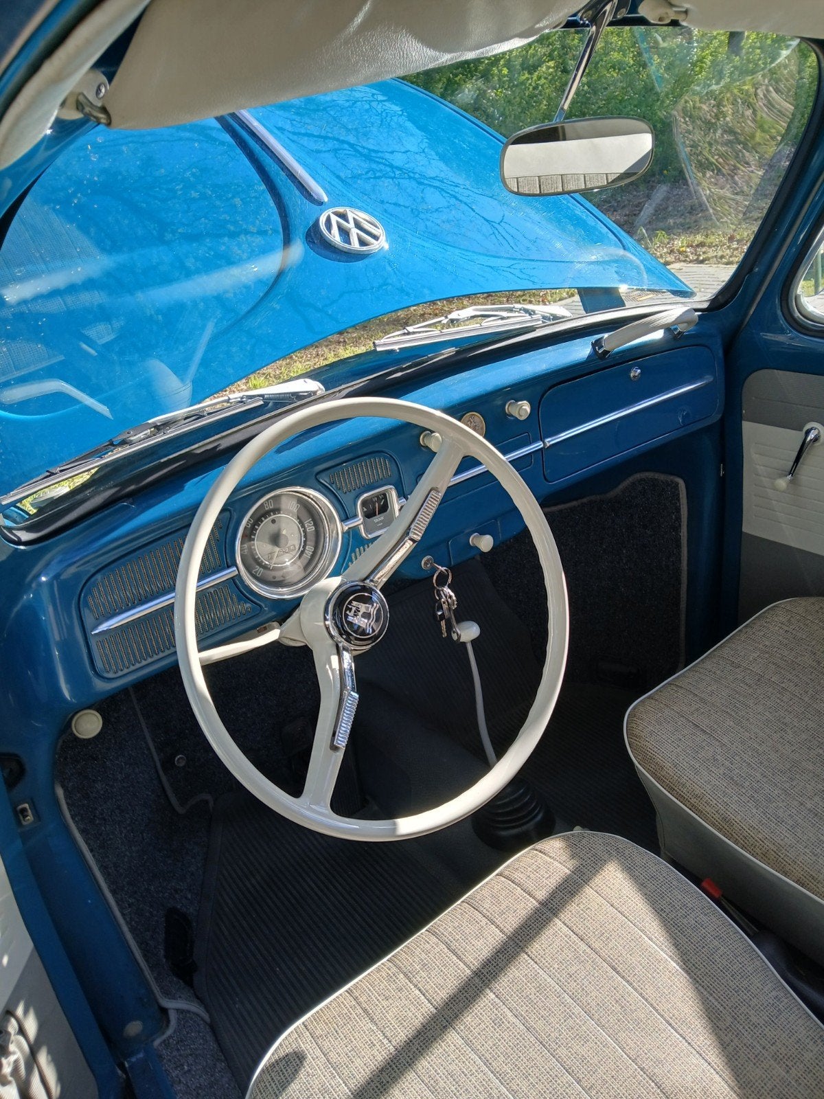 Volkswagen Kever 1965 Blauw perfect gerestaureerd oldtimer, foto 5