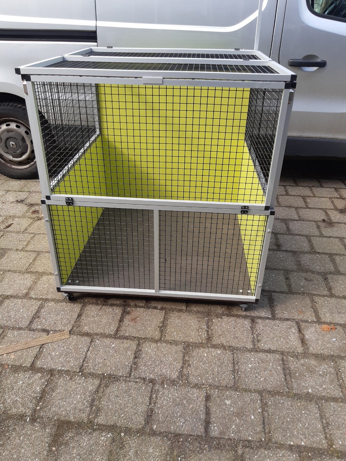 Prachtige nieuwe kooi .voor hondjes of katjes opwielen, Ophalen, Nieuw