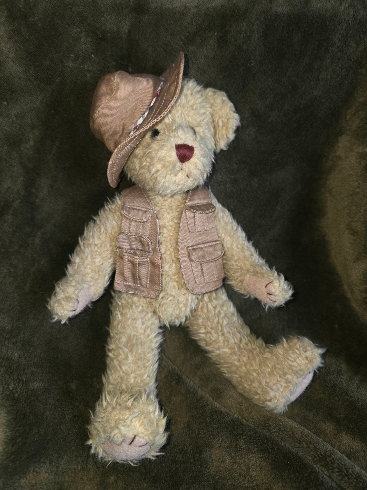 Vintage "Heartfelt Collectibles" Teddybeer Trendle, Ophalen of Verzenden, Stoffen beer, Overige merken