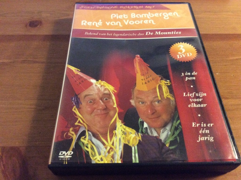 Kluchten Met Piet Bambergen en René van Vooren. dvd box, Alle leeftijden, Gebruikt, Klassieker, Ophalen of Verzenden