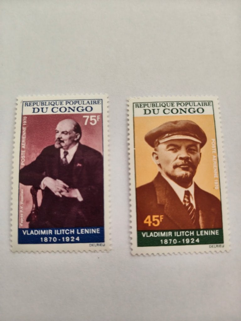 8489 congo 100e verjaardag vladimir lenin 1970, Postzegels en Munten, Verzenden, Overige landen