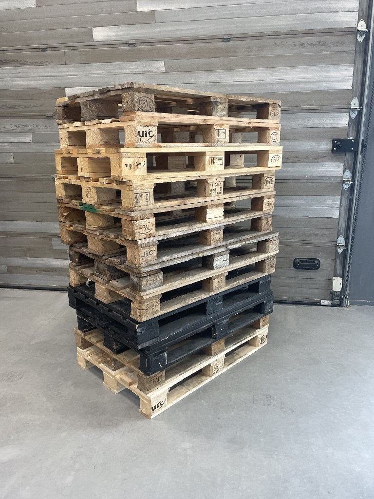 Pallets, Doe-het-zelf en Verbouw, Hout en Planken, Ophalen, Gebruikt, Pallet, Minder dan 200 cm
