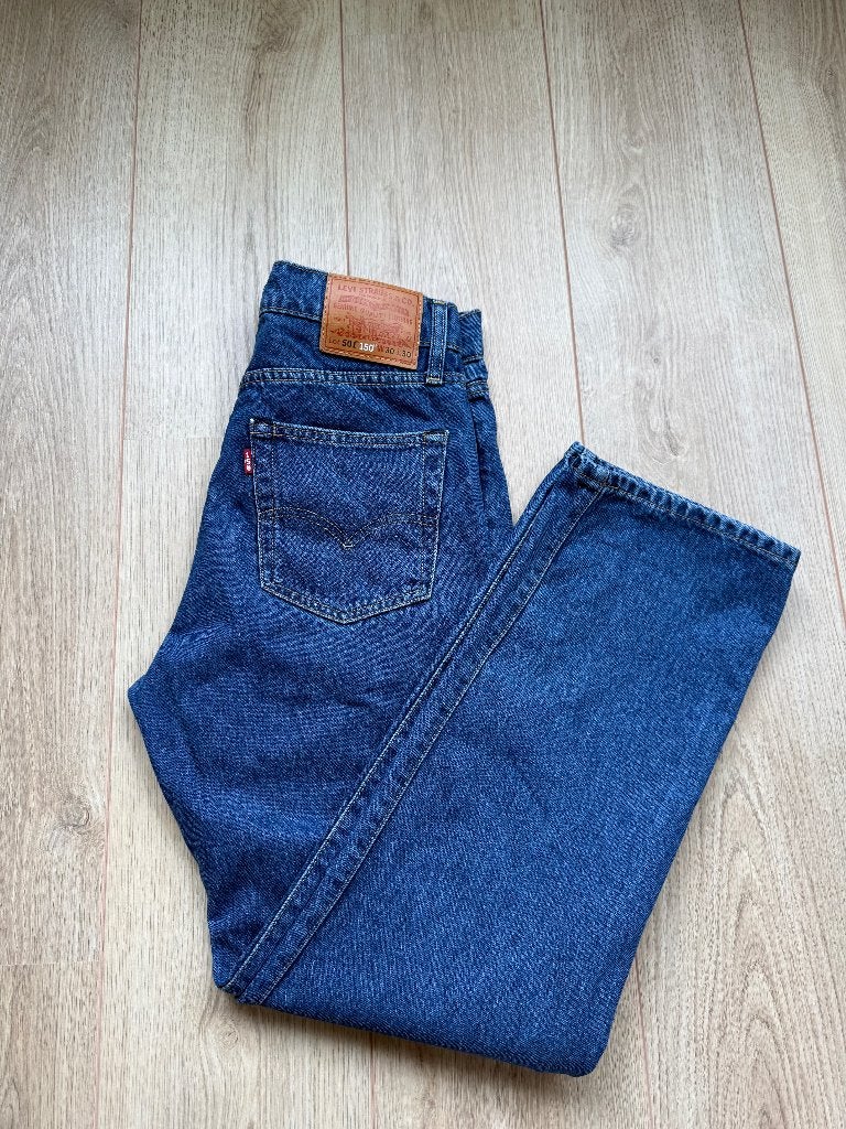 Levi’s 501 Jeans W30 L30 Marine Blue, Kleding | Heren, Ophalen, Blauw, W32 (confectie 46) of kleiner, Zo goed als nieuw
