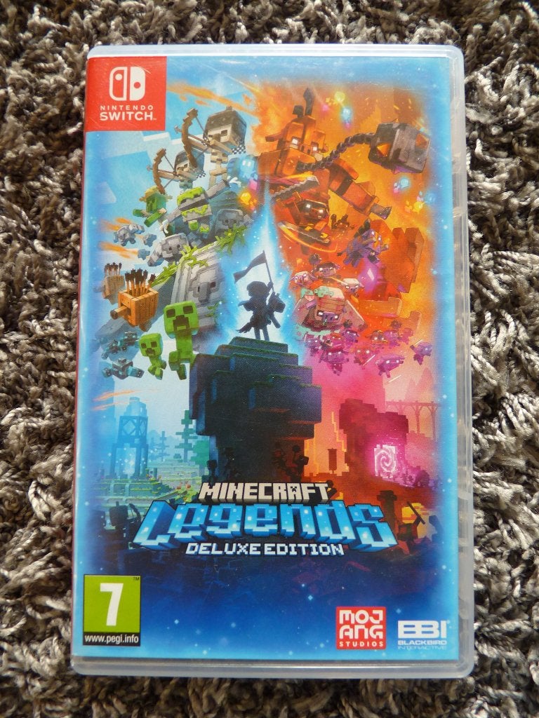Minecraft Legends Deluxe Edition Nintendo Switch 1&2, 1 speler, Ophalen of Verzenden, Zo goed als nieuw, Strategie en Constructie