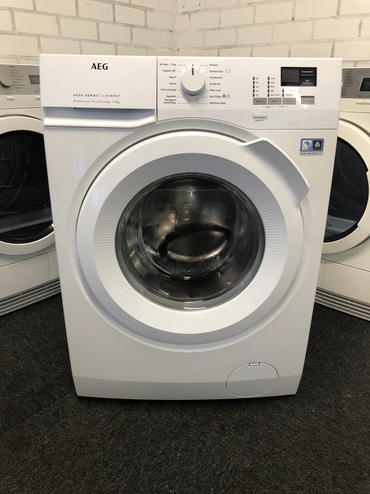 €259 A+++ 7kg wasmachine AEG Lavamat 6000serie MET GARANTIE, Witgoed en Apparatuur, Ophalen, 6 tot 8 kg, Minder dan 85 cm, Kort programma