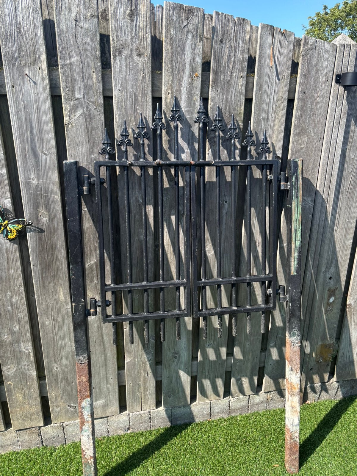 klein tuinpoortje, Ophalen, Gebruikt, IJzer, Sierhekwerk