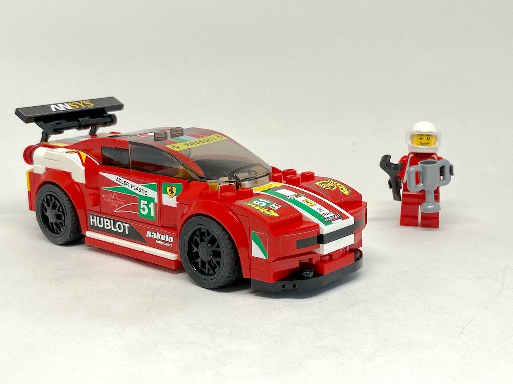 Lego 75908 - Ferrari 458 Italia GT2 - Speed Champions 2015, Lego, Zo goed als nieuw, Complete set, Speed Champions