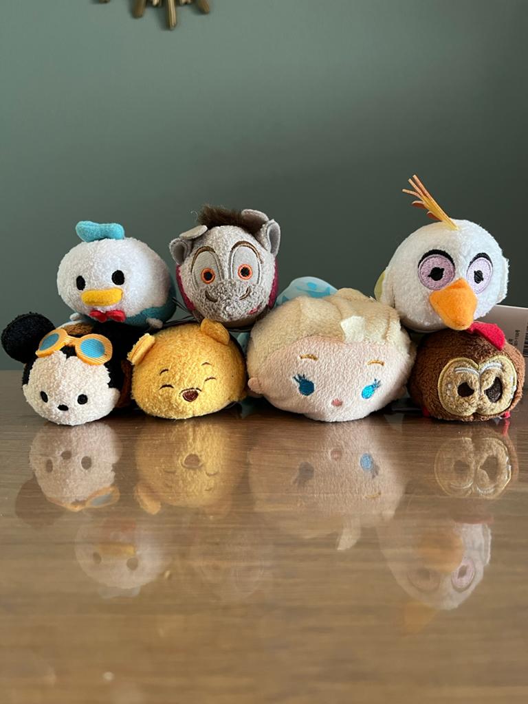 Gave set Tsum Tsum knuffeltjes Disney, Kinderen en Baby's, Speelgoed | Knuffels en Pluche, Ophalen of Verzenden, Zo goed als nieuw