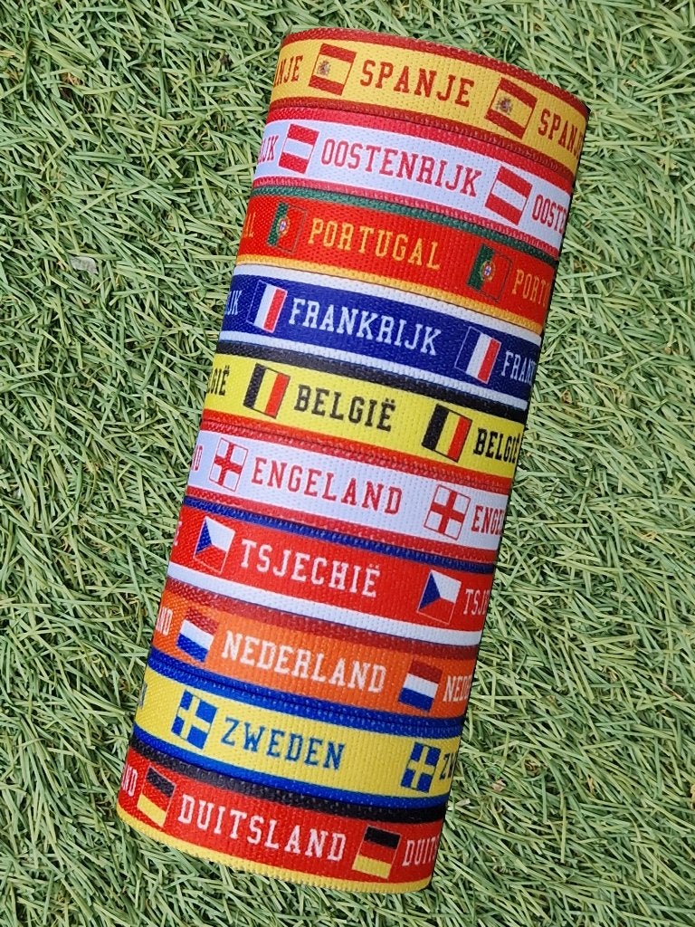 Dubbelzijdige armbandjes - WK 2026 - zie omschrijving, Verzenden, Zo goed als nieuw, Buitenlandse clubs, Overige typen