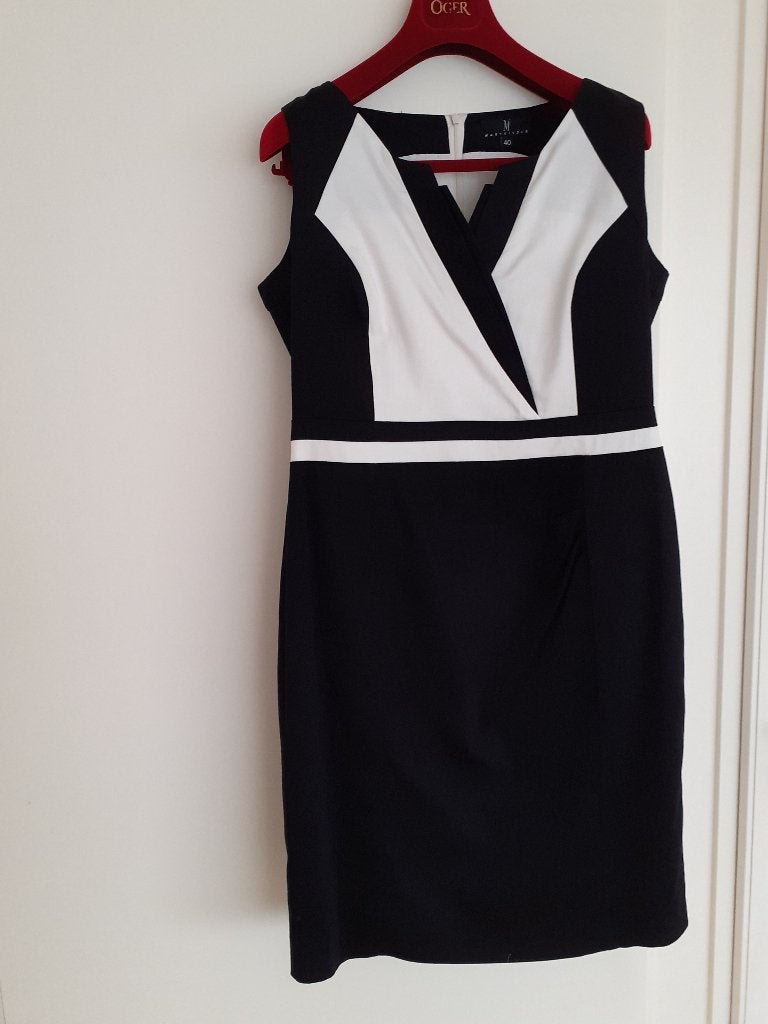 Casual Chique jurk Mart Visser, Kleding | Dames, Jurken, Maat 38/40 (M), Mart Visser, Zwart, Ophalen of Verzenden