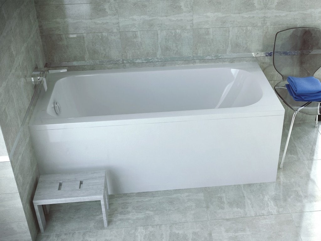 LIGBAD 150x70 cm incl poten, Ophalen, Nieuw, Wit