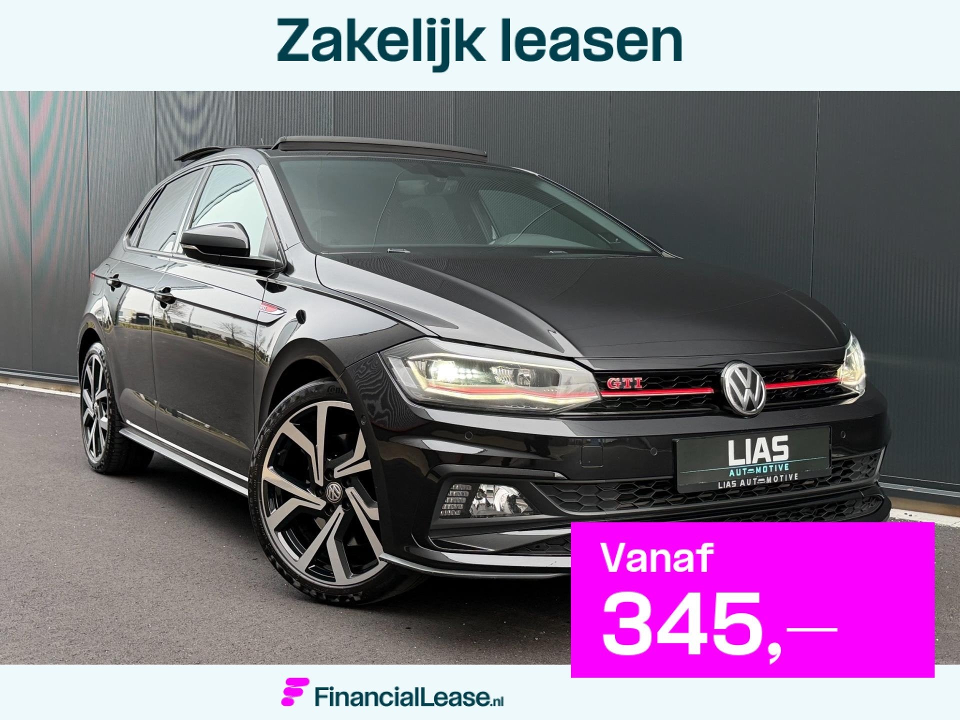 Volkswagen Polo 2.0 GTI / PANO / DSG / Keyless / Automatisch, Stof, Gebruikt, Zwart, 4 cilinders