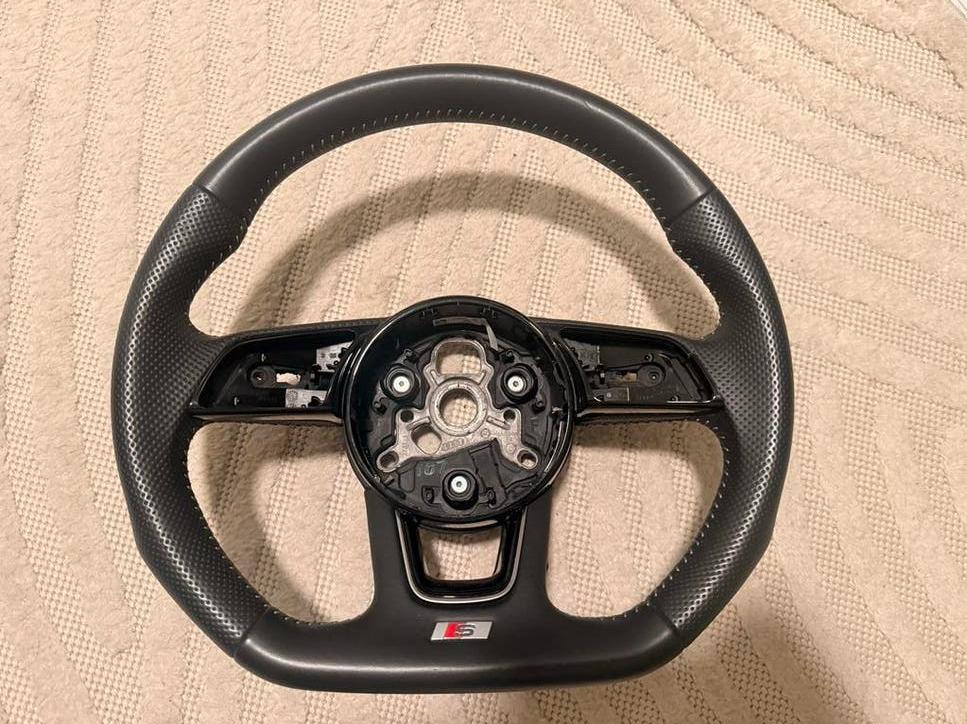 Audi S-line afgevlakt stuurwiel, Ophalen of Verzenden, Gebruikt, Audi