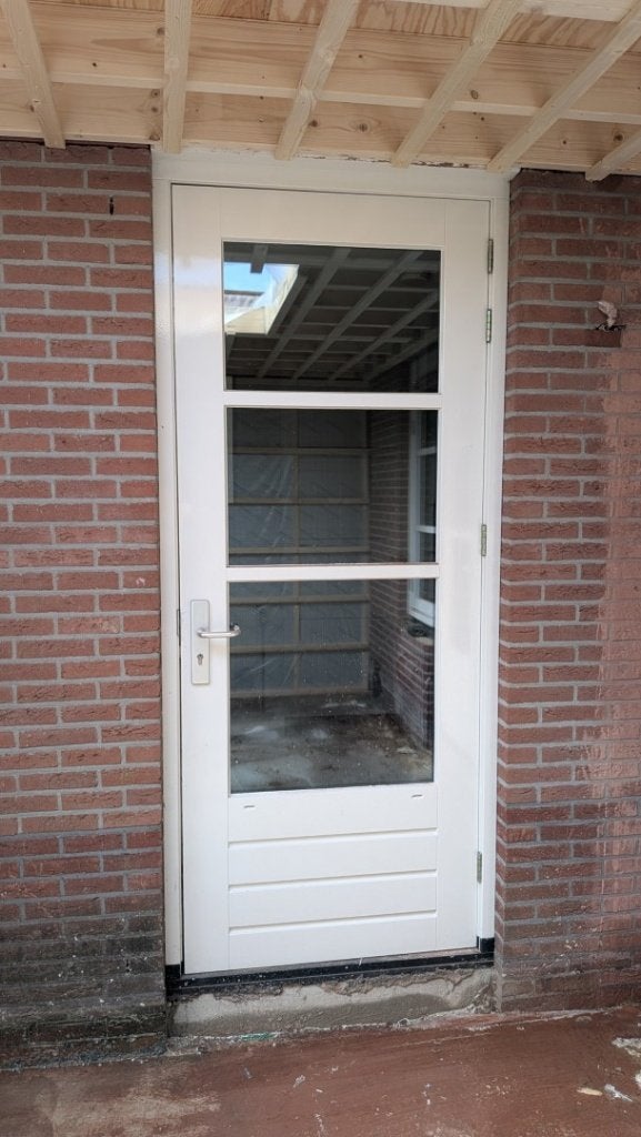 achterdeur, Ophalen, 80 tot 100 cm, 215 cm of meer, Glas
