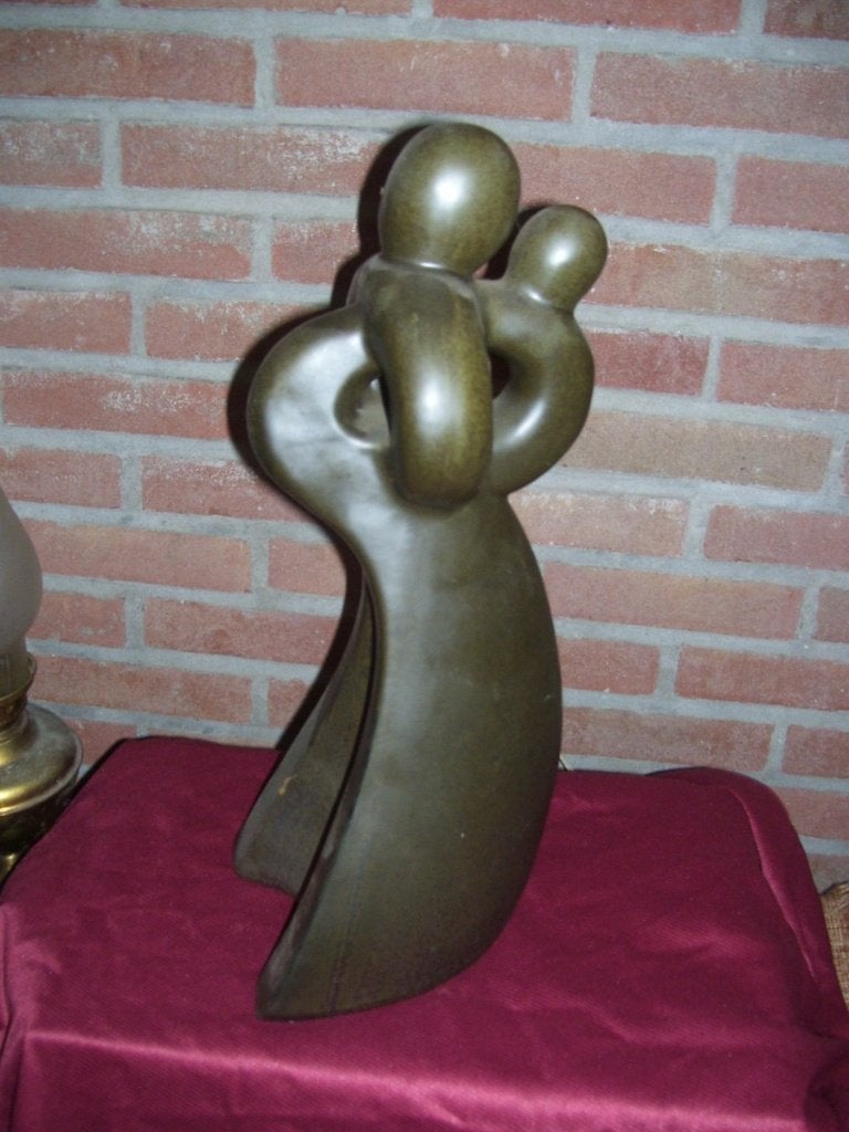 BEELD MOEDER EN KIND, Verzamelen, Beelden en Beeldjes, Ophalen of Verzenden, Zo goed als nieuw, Mens