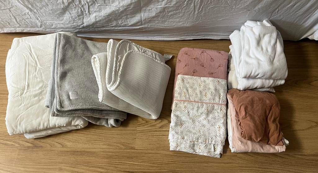 Ledikanten set, Kinderen en Baby's, Ophalen of Verzenden, Gebruikt, 100 cm of meer, Deken