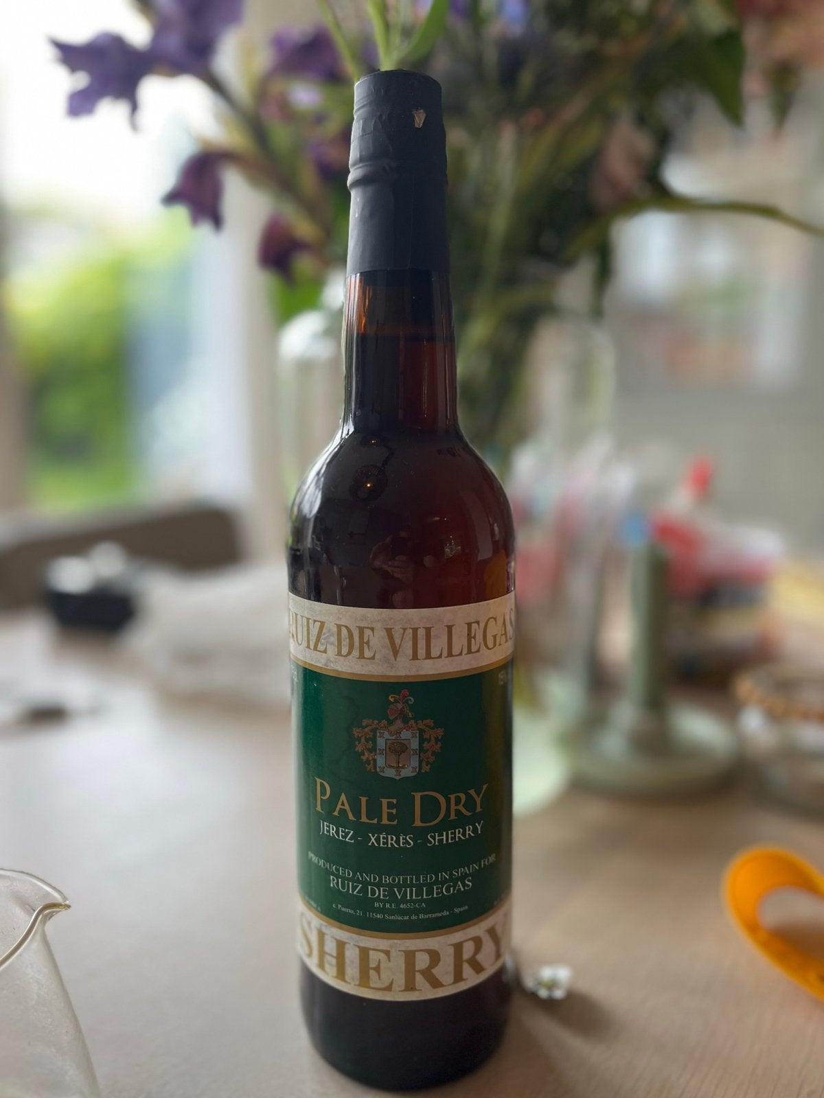 Ruiz de Villegas Pale Dry Sherry Manzanilla, Verzamelen, Ophalen, Gebruikt, Spanje, Overige typen