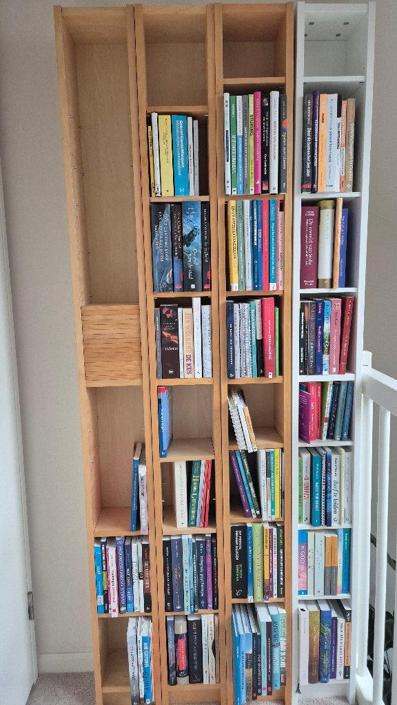 Ikea cd/dvd/boekenkast, Huis en Inrichting, Ophalen, Met plank(en), Minder dan 50 cm, Gebruikt