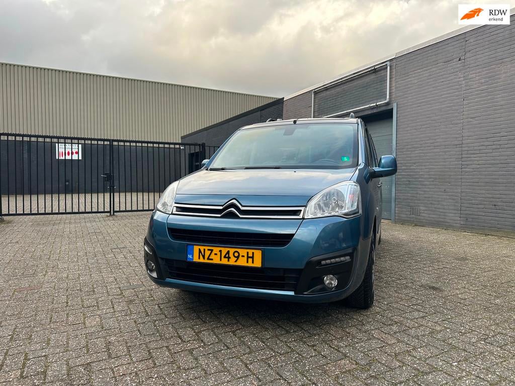 Citroen Berlingo 1.6 VTi XTR Airco Cruise Navi Pano PDC LM-W, Voorwielaandrijving, 4 cilinders, Blauw, 120 pk