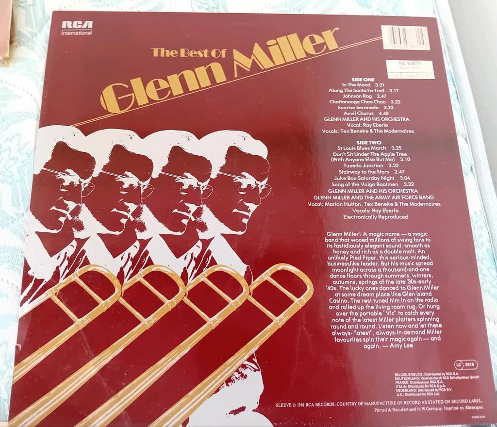 Uit 1981, LP the best of Glen Miller, Ophalen of Verzenden