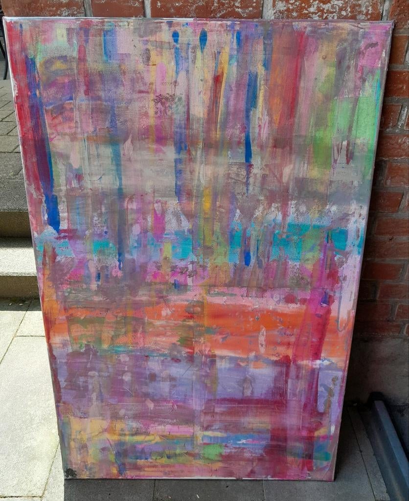 Abstract schilderij, Ophalen of Verzenden