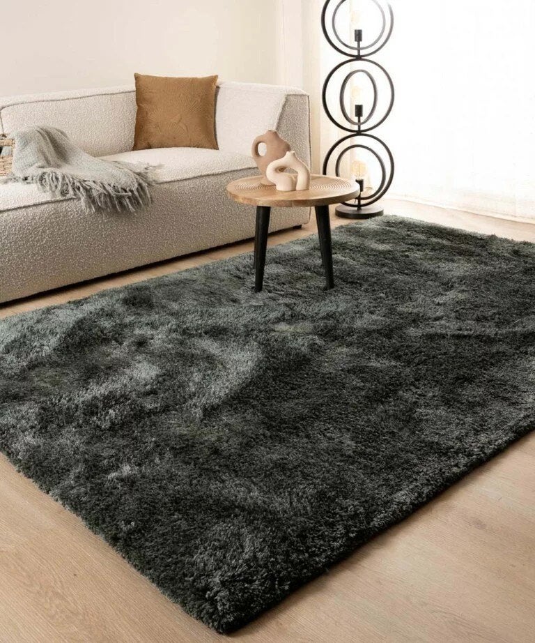 Hoogpolig vloerkleed – blauw 300x400 nieuw, Blauw, Ophalen of Verzenden, 200 cm of meer, Rechthoekig
