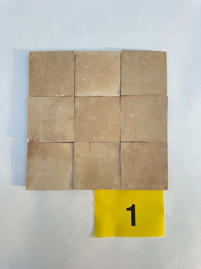 Beige, keramische tegels 10x10 cm ± 2,00m² – restpartij, Ophalen, Nieuw, Minder dan 20 cm, Minder dan 20 cm